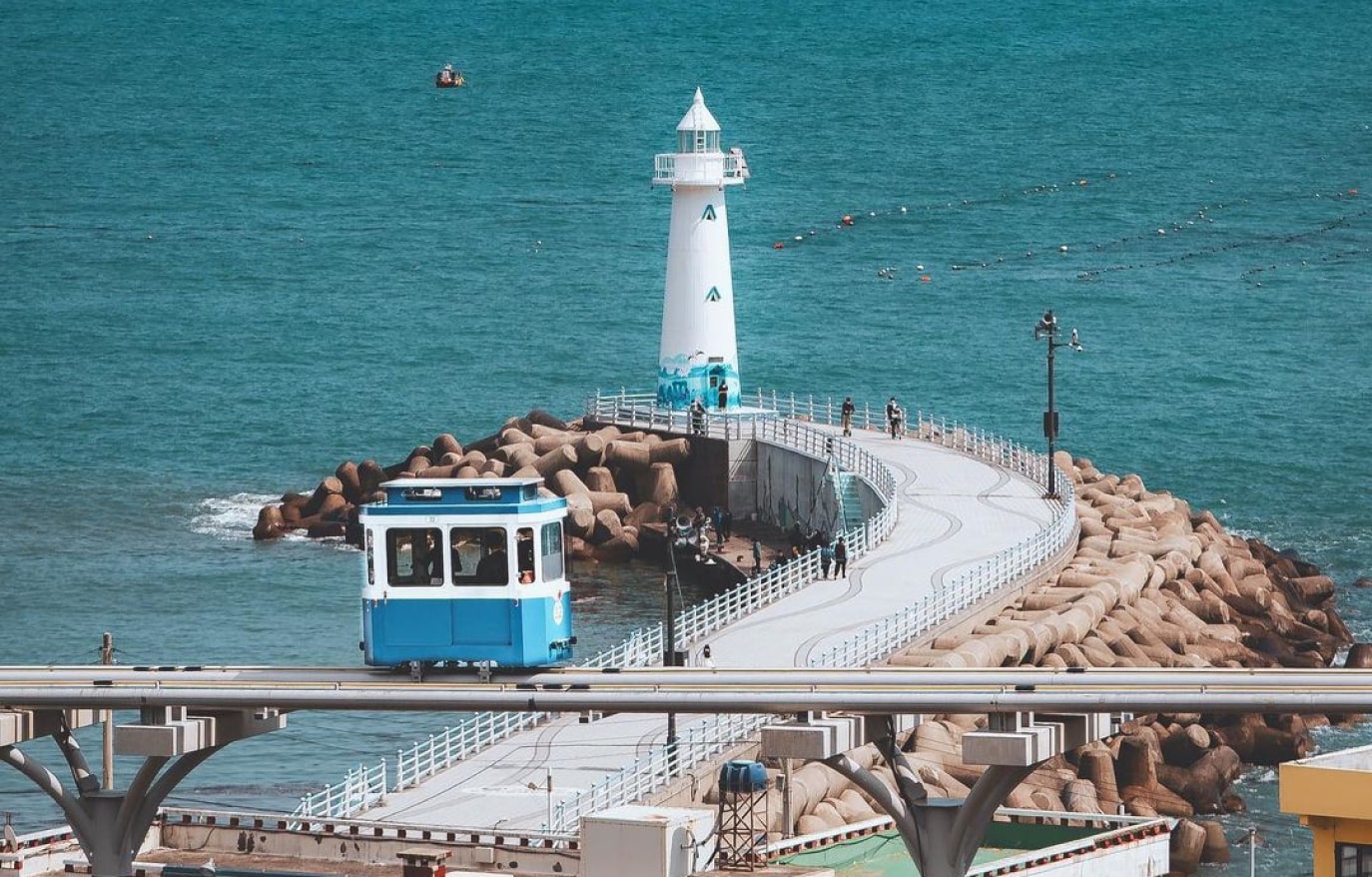 monorail above the sea